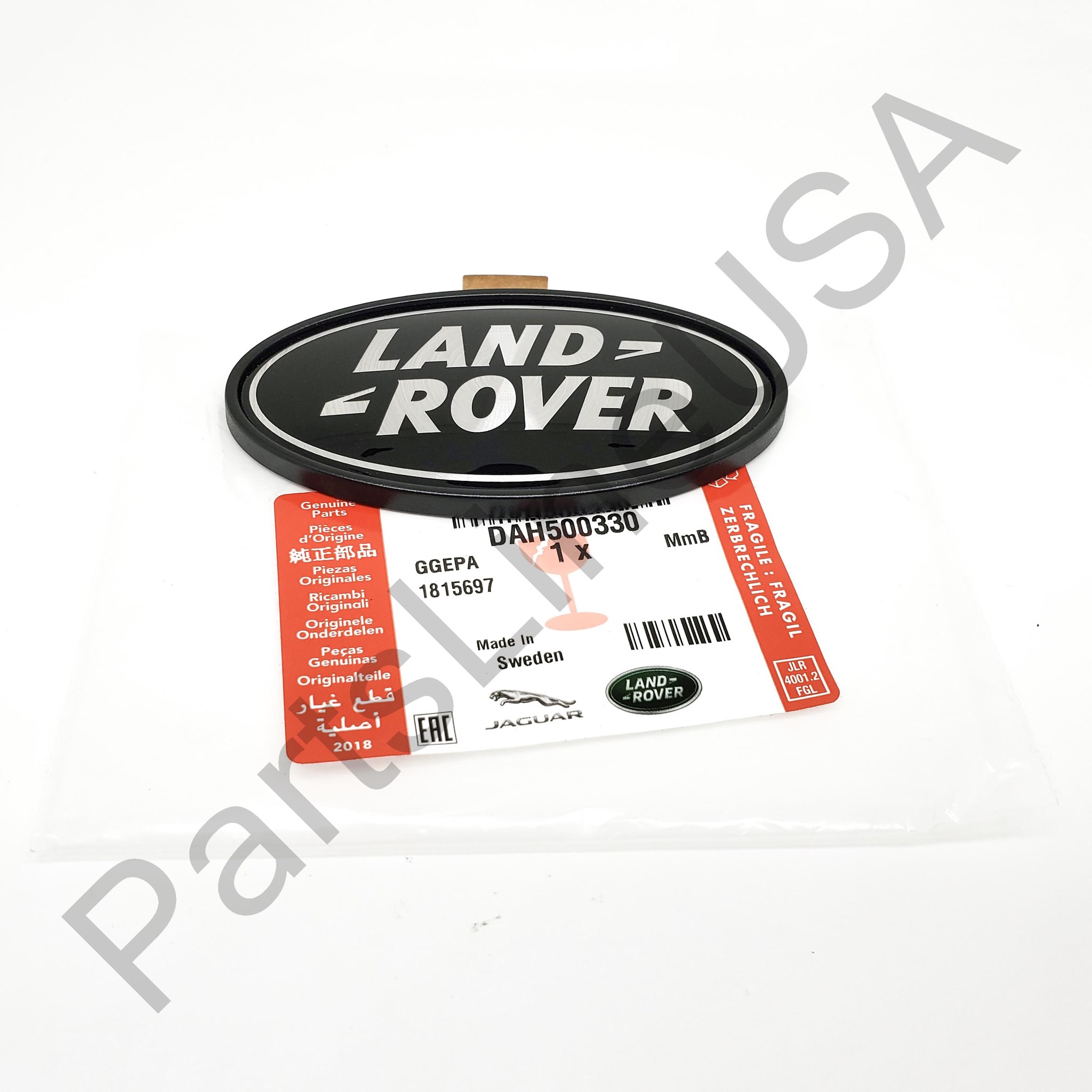 Picture of Genuine Land Rover Rear Body Badge Range Rover Supercharged Evoque DAH500330